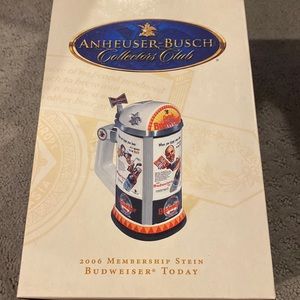 2006 today membership stein cb36 Anheuser Busch Budweiser nib